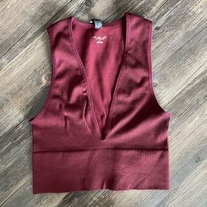 Out From Under Seamless Plunge Bra Top